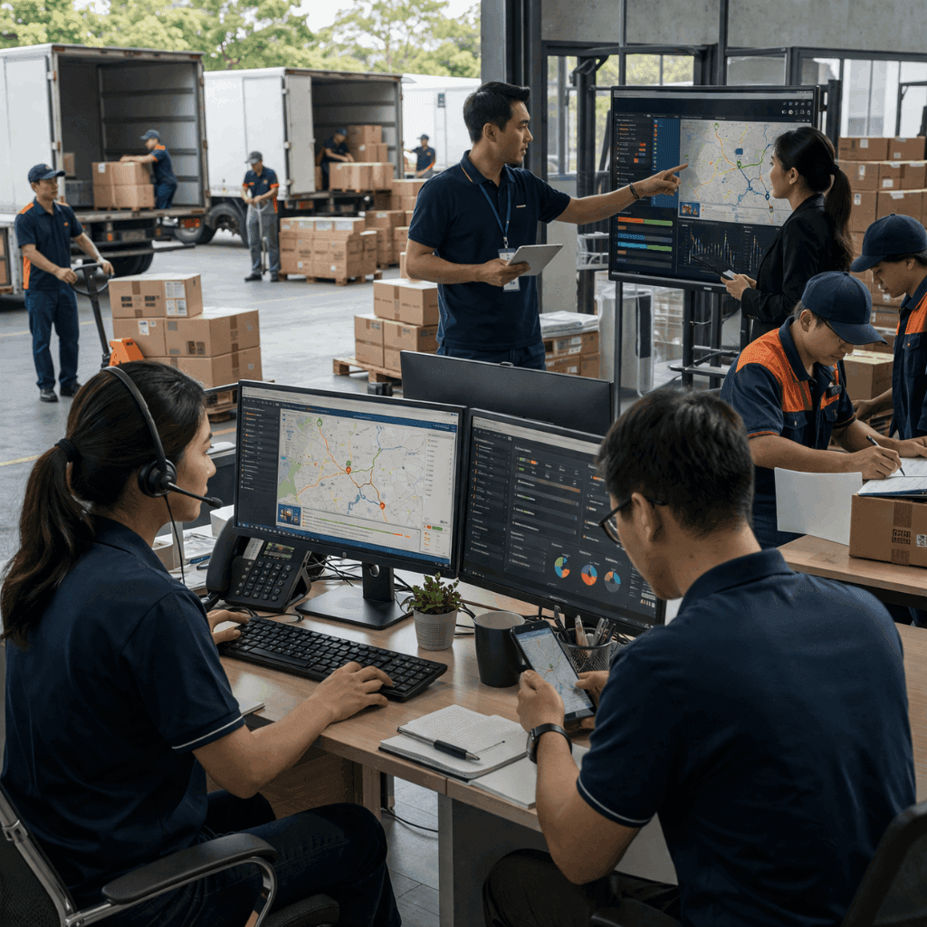 SME logistics hoặc đội vận hành hiện trường nên cắt bài toán thế nào cho vừa?