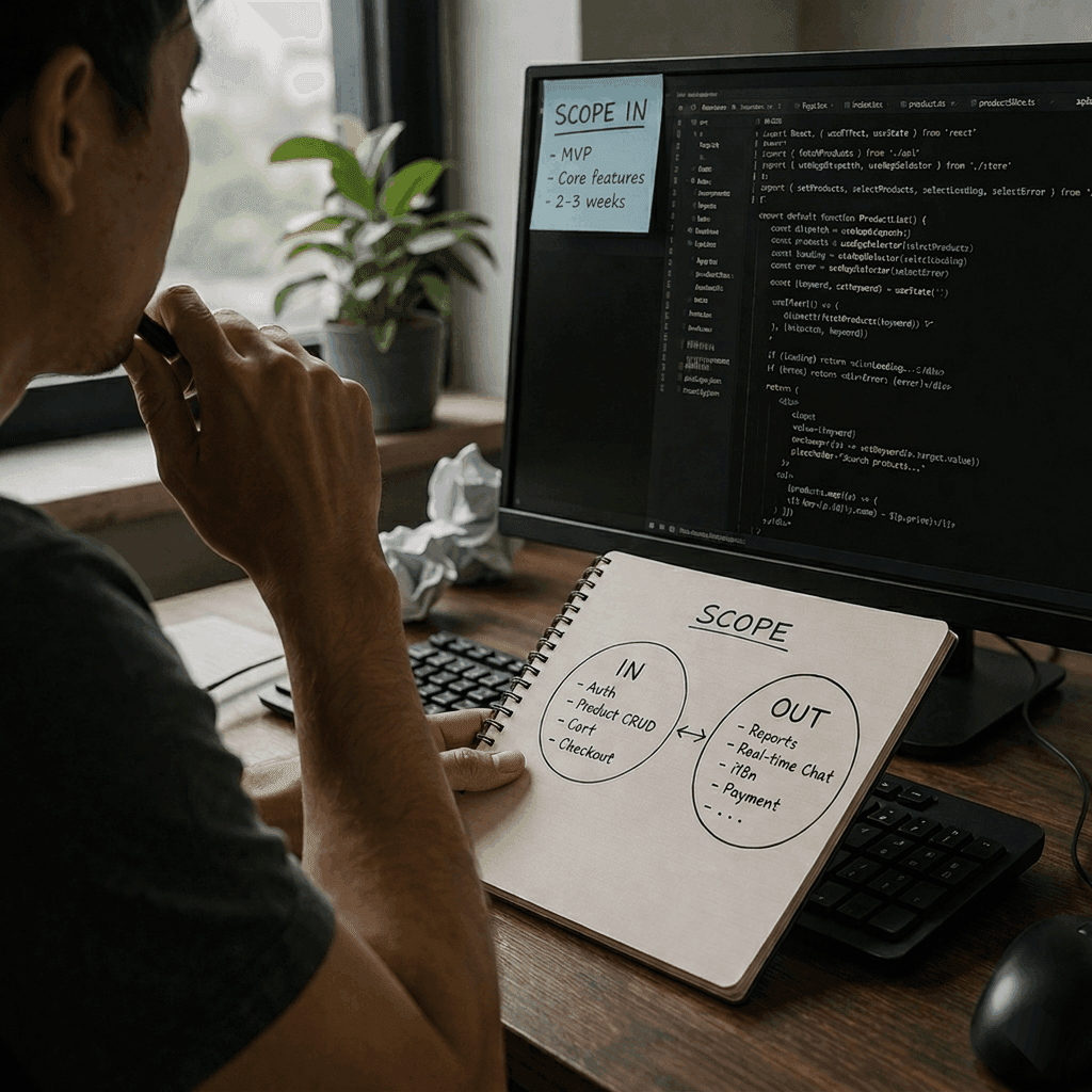 Scope in và scope out: cặp quyết định sống còn trước khi build