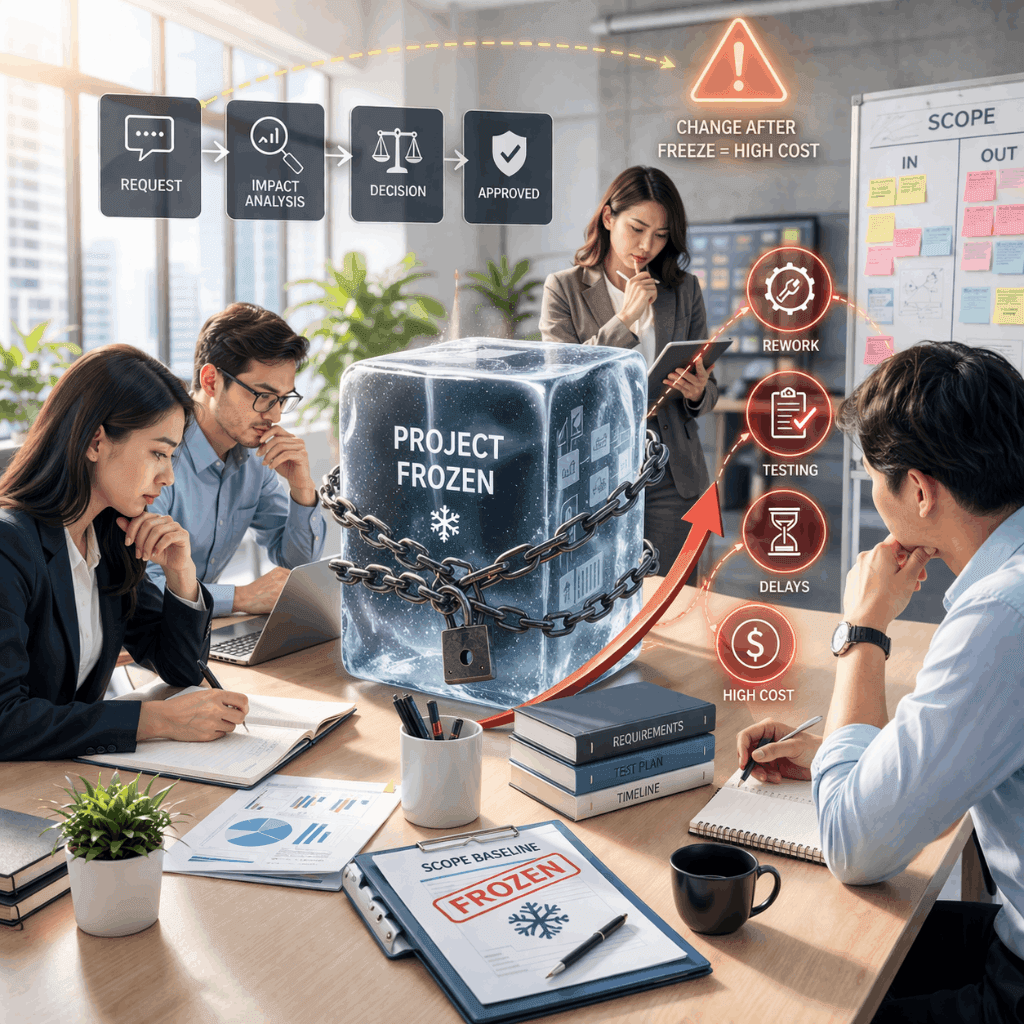 Chi phí của một thay đổi sau khi freeze cao đến mức nào