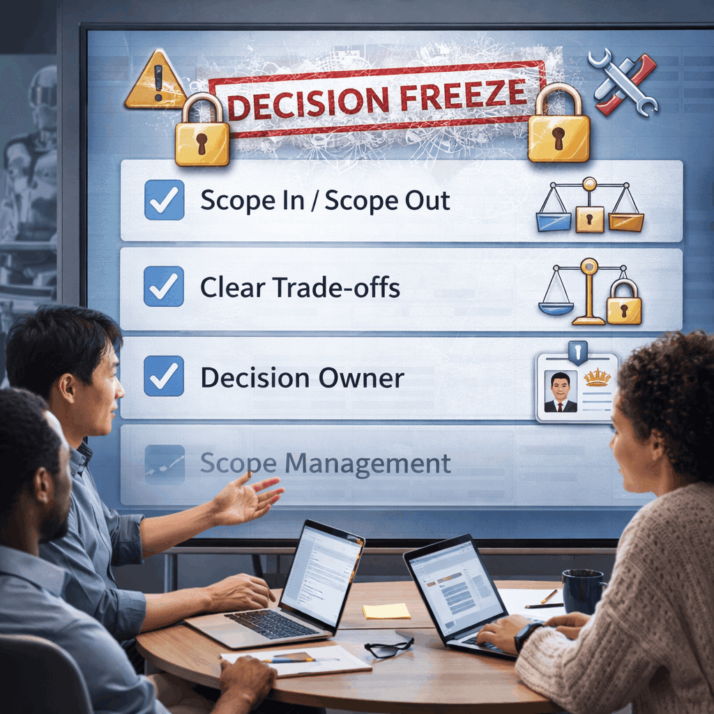 Decision Freeze là gì và vì sao nó cứu ngân sách của người mua phần mềm
