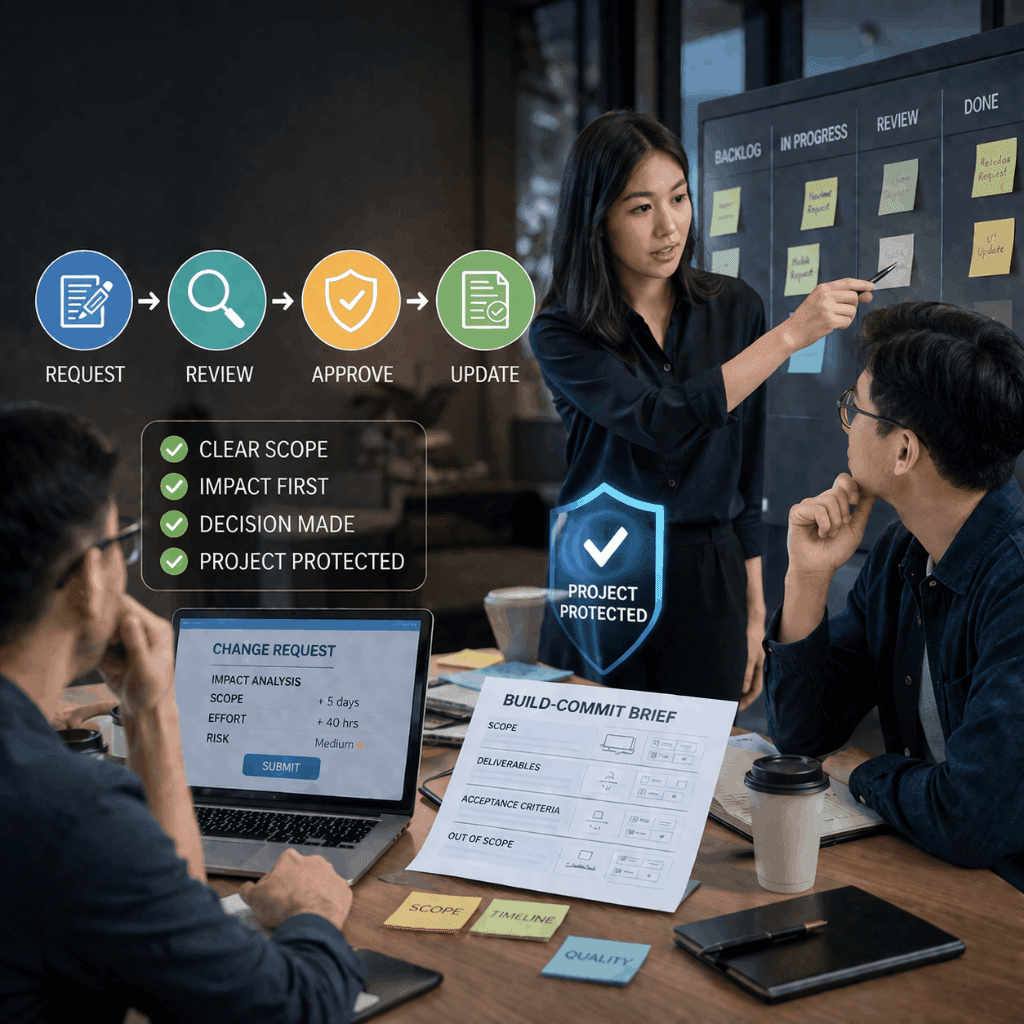 Cơ chế phê duyệt thay đổi để founder không tự làm vỡ dự án của mình